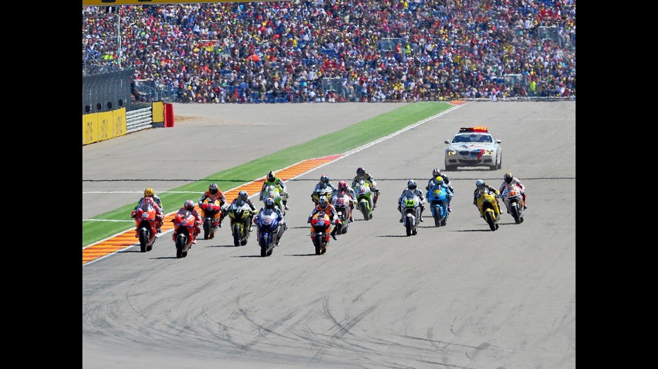 MotoGP group in action