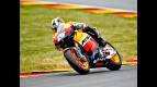 Dani Pedrosa in action in Sachsenring