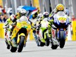 Barberá and Rossi at the start of the race in Sachsenring