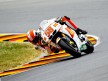 Marco Simoncelli in action in Sachsenring