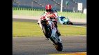 Marco Simoncelli in action at Valencia test