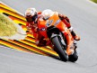 Casey Stoner in action in Sachsenring