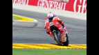 Casey Stoner in action in Valencia