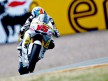 Alex de Angelis in action in Sachsenring