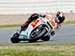 Marco Melandri in action in Sachsenring