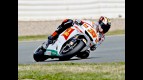 Marco Melandri in action in Sachsenring