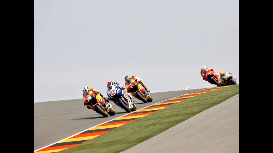 MotoGP action at the eni Motorrad GP Deutschland