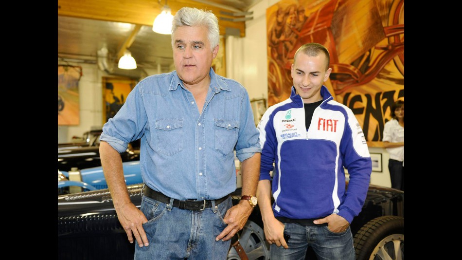 Jay Leno and Jorge Lorenzo