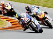 Karel Abraham riding ahead of Moto2 group in Sachsenring