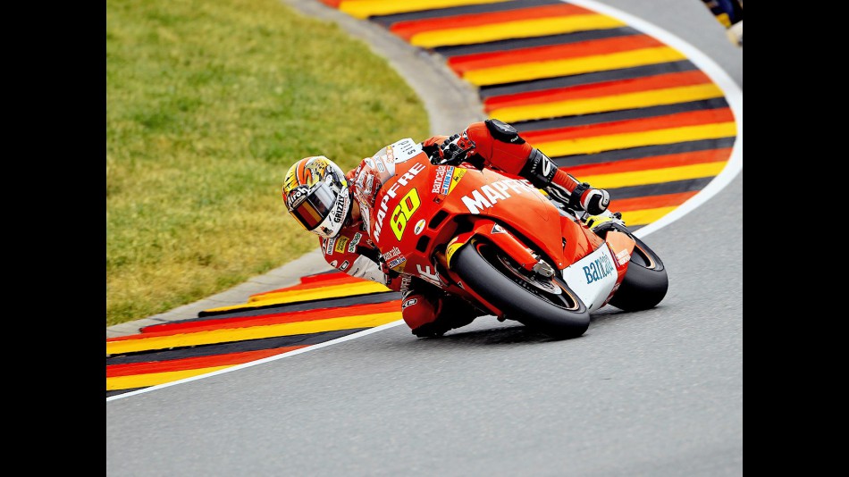 Julián Simón in action in Sachsenring
