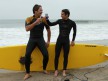 Windsurfer Levi Siver and Dani Pedrosa at Red Bull event in Los Angeles
