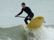 Dani Pedrosa surfing at Red Bull event in Los Angeles