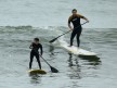 Windsurfer Levi Siver and Dani Pedrosa at Red Bull event in Los Angeles