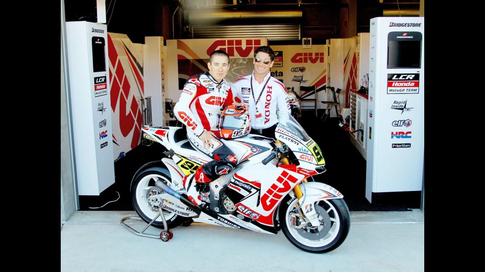 Roger Lee Hayden and Lucio Ceccinello  in the LCR garage