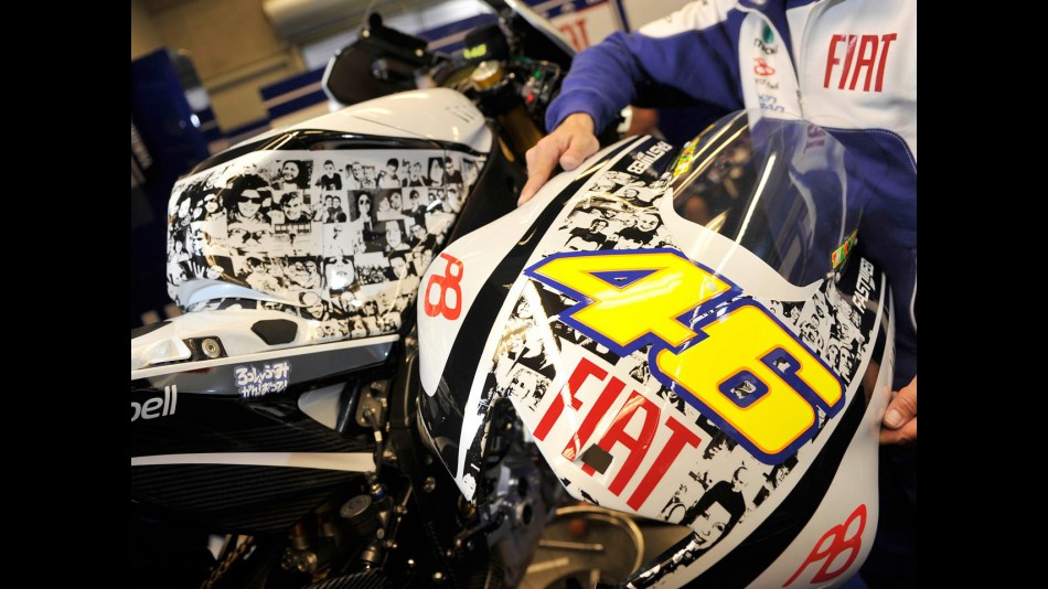 Fiat Yamaha unveil 500 Livery at Laguna Seca