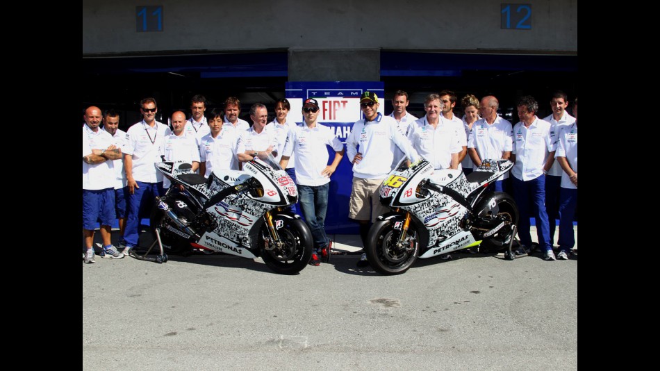 Fiat Yamaha unveil 500 Livery at Laguna Seca