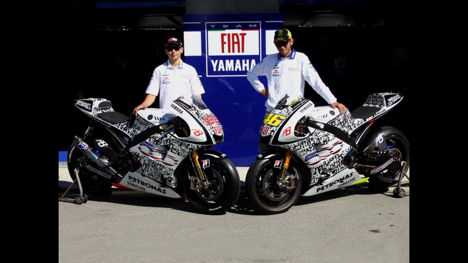 Fiat Yamaha unveil 500 Livery at Laguna Seca
