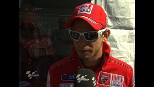 Stoner reacts to top time FP1 Laguna Seca