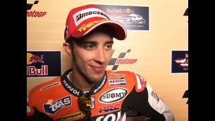 Dovizioso, first front row in motogp