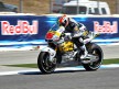 Alex de Angelis in action in Laguna Seca