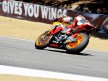 Andrea Dovizioso in action in Laguna Seca