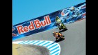 Pedrosa riding ahead of Edwards and Espargaró in Laguna Seca