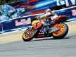 Dani Pedrosa in action in Laguna Seca