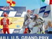 Stoner, Lorenzo and Rossi on the podium in Laguna Seca