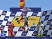 Lorenzo, Stoner and Rossi at Red Bull US Grand Prix podium
