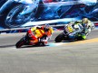Dovizioso and Rossi fighting for the podium