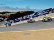 MotoGP group in action in Laguna Seca