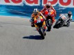 Pedrosa riding ahead of Stoner and Lorenzo