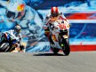 Marco Simoncelli in action in Laguna Seca