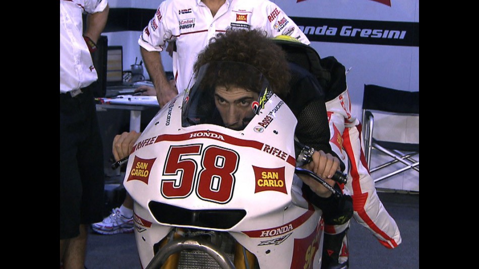 Marco Simoncelli feels the benefits of improved aerodynamics