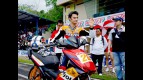 Dani Pedrosa visits Honda Racing School in Indonesia