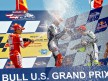 Stoner, Lorenzo and Rossi celebrates GP win on the podium in Laguna Seca