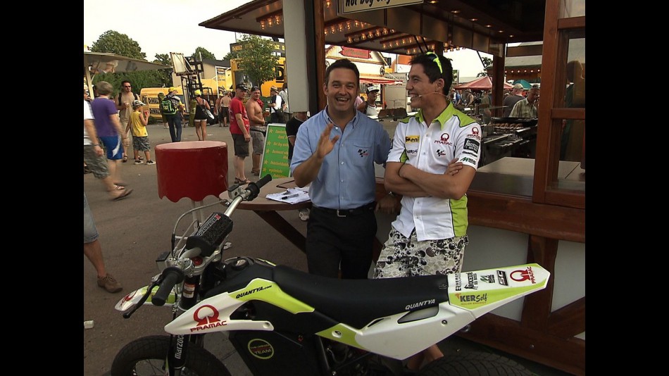 Gavin Emmett with Aleix Espargaró at Laguna Seca
