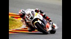 Olive in action at Sachsenring