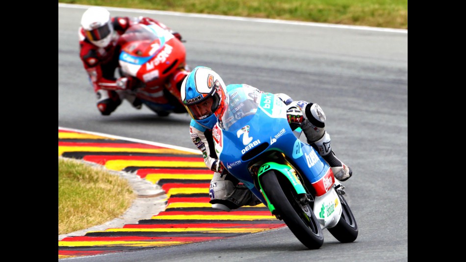 Efren Vazquez on track at Sachsenring