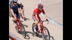 Nicky Hayden at the Major Taylor Velodrome in Indianapolis