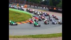 Moto2 group in action at Sachsenring