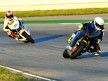 Toni Elías and Mattia Pasini on track