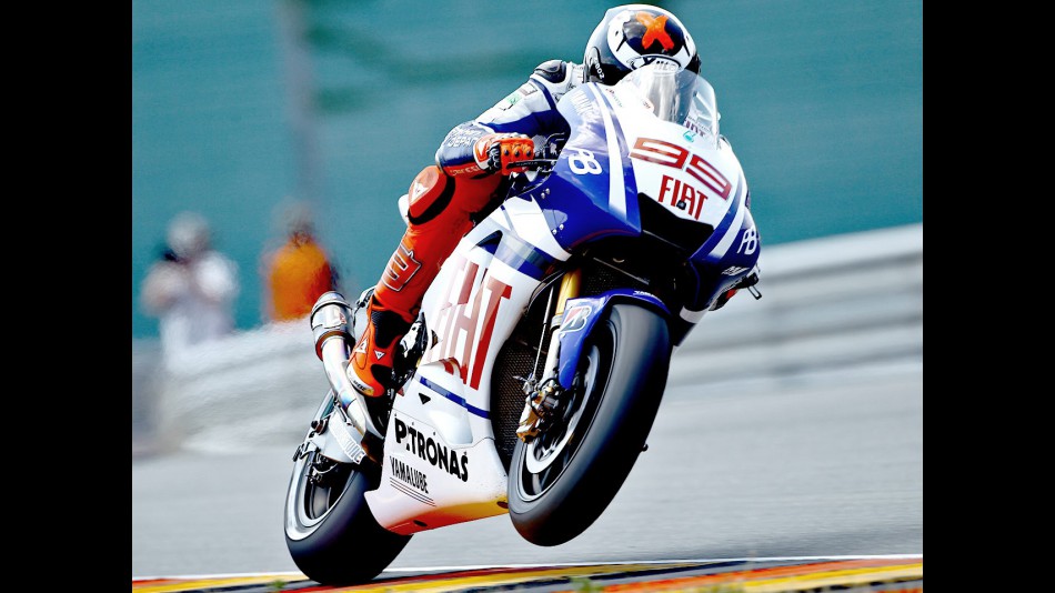Jorge Lorenzo in action