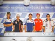 Rossi, Dovizioso, Lorenzo, Stoner and De Puniet at the Cardion AB Gran Prix Ceské Republiky