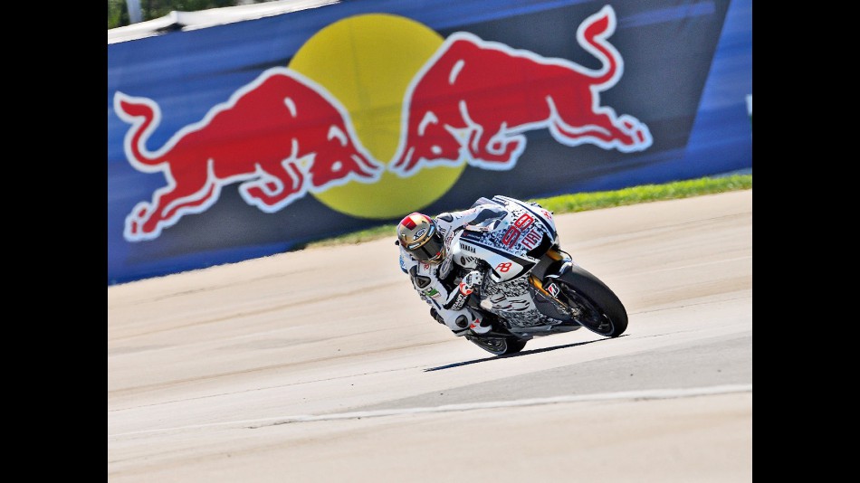 Jorge Lorenzo in action at Indianapolis
