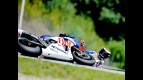 Jorge Lorenzo crashes during the QP in Brno