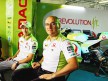 Chief Engineer Fabio Sterlacchini and Mika Kallio in the Pramac Racing garage