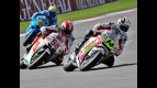 De Puniet riding ahead of Simoncelli in Brno