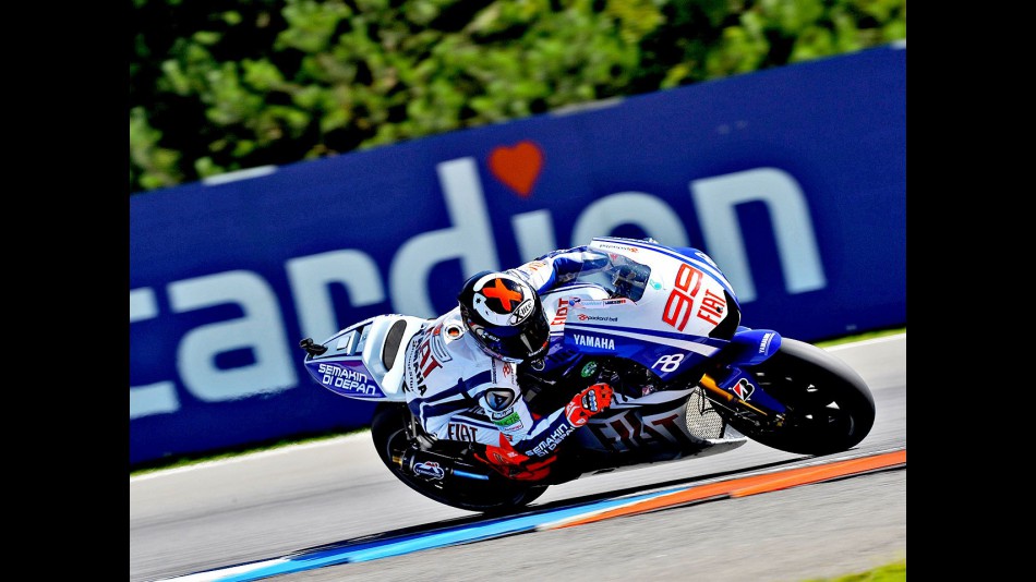 Jorge Lorenzo in action in Brno