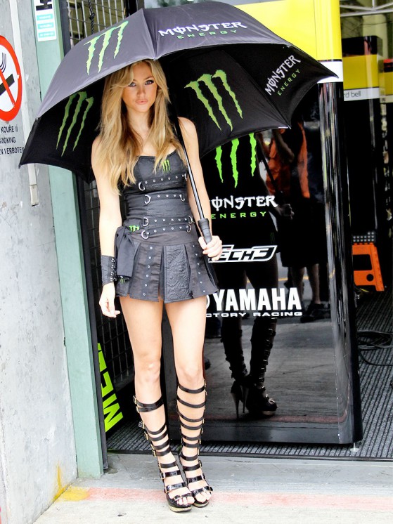 Paddock Girl at the Cardion AB GP Ceské Republiky